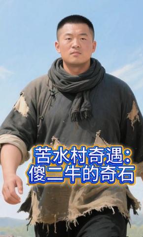 短剧《苦水村奇遇：傻二牛的奇石》海报