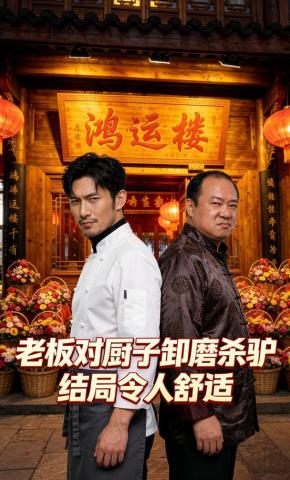 短剧《老板对厨子卸磨杀驴，结局令人舒适》海报