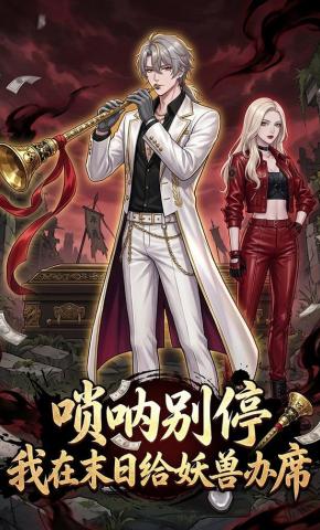 短剧《唢呐别停：我在末日给妖兽办席》海报