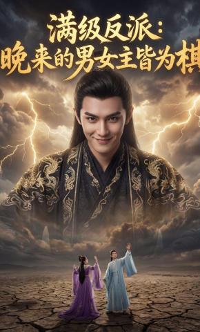 短剧《满级反派：晚来的男女主皆为棋》海报