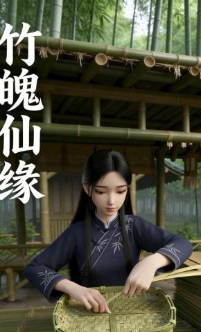 短剧《竹魄仙缘》海报