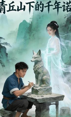 短剧《青丘山下的千年诺》海报