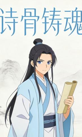 短剧《诗骨铸魂》海报