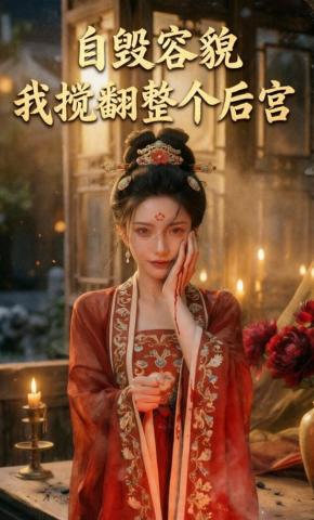 短剧《自毁容貌，我搅翻整个后宫》海报