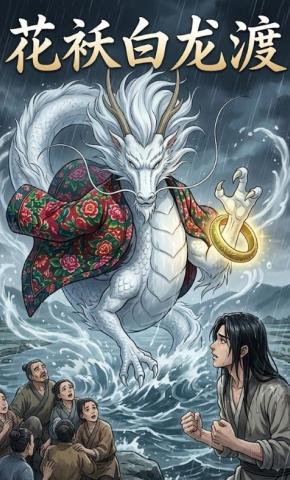 短剧《花袄白龙渡》海报