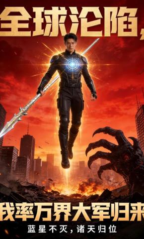 短剧《全球沦陷，我率万界大军归来》海报