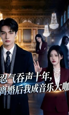 短剧《忍气吞声十年，离婚后我成音乐大咖》海报