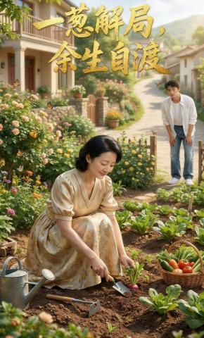 短剧《一葱解局，余生自渡》海报