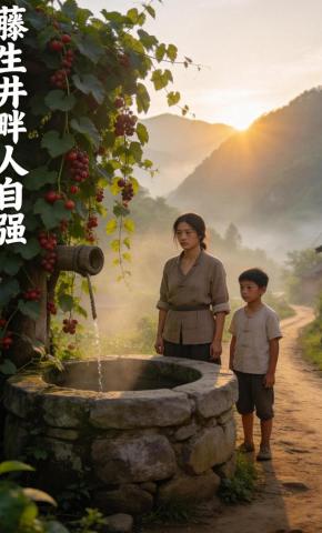 短剧《藤生井畔人自强》海报