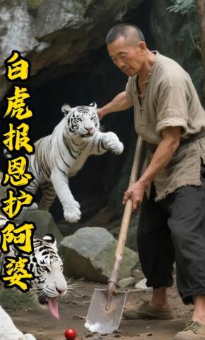 短剧《白虎报恩护阿婆》海报