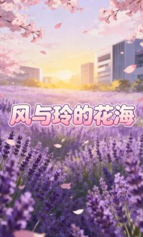 短剧《风与玲的花海》海报