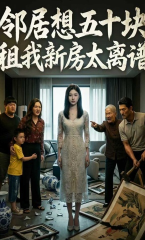 短剧《邻居想五十块租我新房太离谱》海报