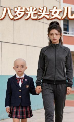 短剧《八岁光头女儿》海报