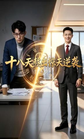 短剧《十八天熬出惊天逆袭》海报