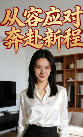 短剧《从容应对奔赴新程》海报