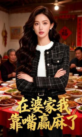 短剧《在婆家我靠嘴赢麻了》海报