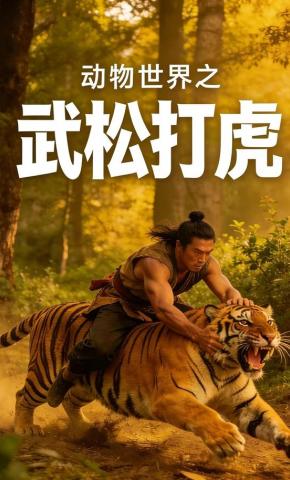 短剧《动物世界之武松打虎》海报