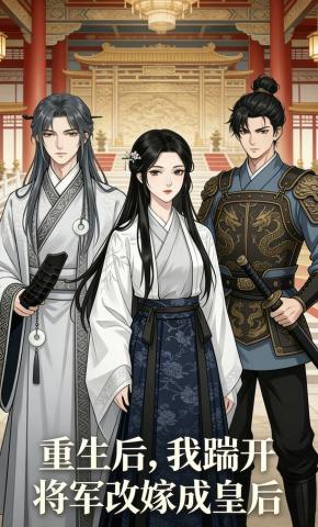 短剧《重生后，我踹开将军改嫁成皇后》海报