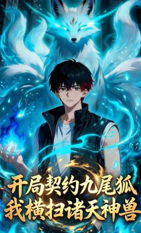 短剧《开局契约九尾狐，我横扫诸天神兽》海报