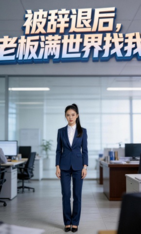 短剧《被辞退后，老板满世界找我》海报