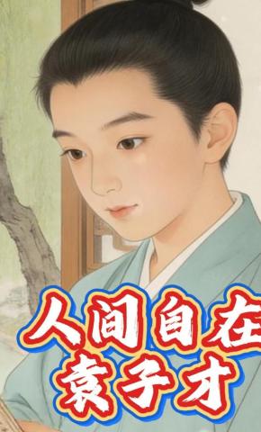 短剧《人间自在袁子才》海报
