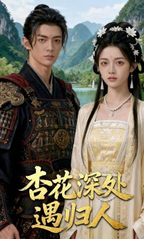 短剧《杏花深处遇归人》海报