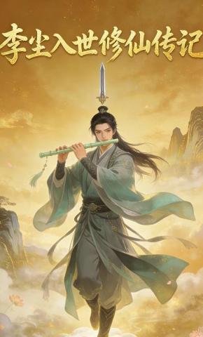 短剧《李尘入世修仙传记》海报