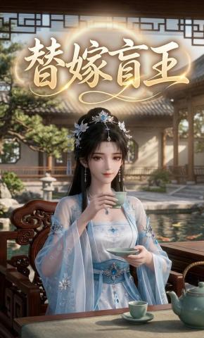 短剧《替嫁盲王》海报