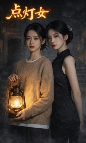 短剧《点灯女》海报