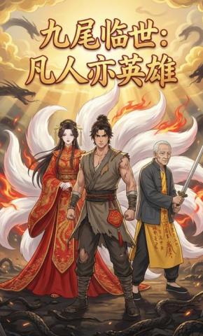 短剧《九尾临世：凡人亦英雄》海报