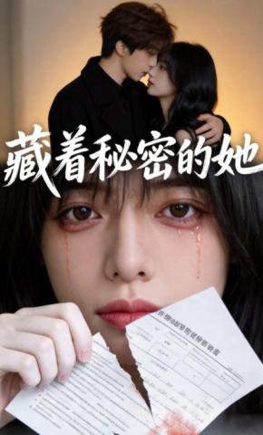 短剧《藏着秘密的她》海报