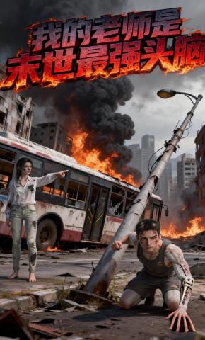 短剧《我的老师是末世最强头脑》海报