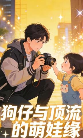 短剧《狗仔与顶流的萌娃缘》海报