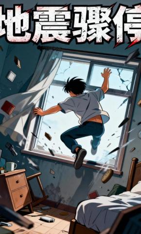 短剧《地震骤停》海报