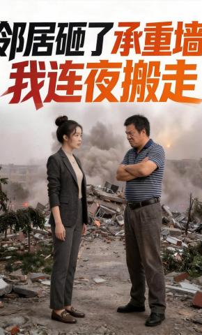 短剧《邻居砸了承重墙，我连夜搬走》海报