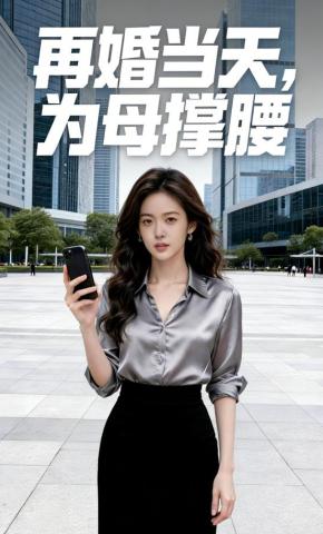 短剧《再婚当天，为母撑腰》海报