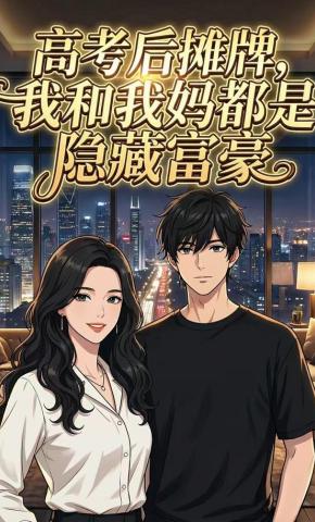 短剧《高考后摊牌，我和我妈都是隐藏富豪》海报