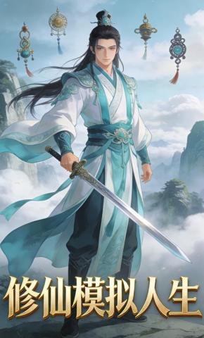 短剧《修仙模拟人生》海报