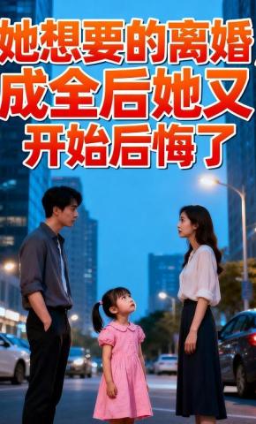 短剧《她想要的离婚，成全后她又开始后悔了》海报