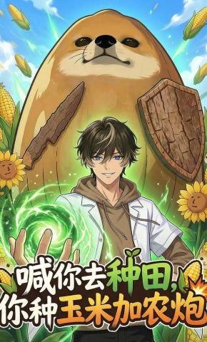 短剧《喊你去种田，你种玉米加农炮》海报