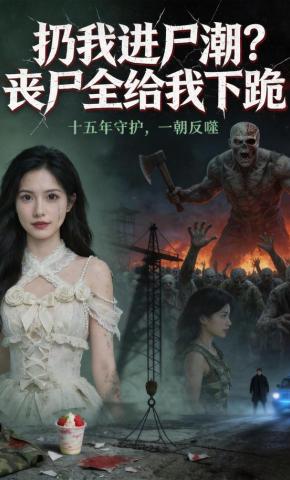 短剧《扔我进尸潮？丧尸全给我下跪》海报
