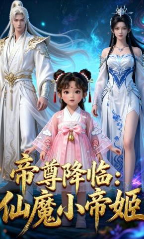 短剧《帝尊降临：仙魔小帝姬》海报