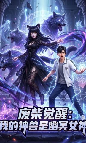 短剧《废柴觉醒：我的神兽是幽冥女神》海报