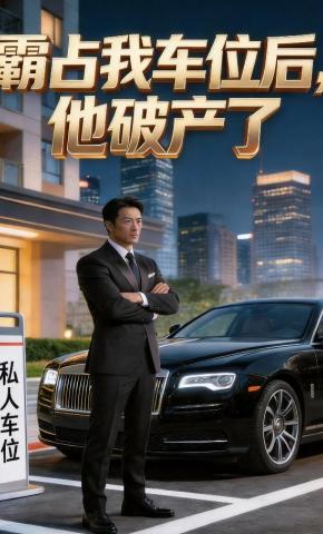 短剧《霸占我车位后，他破产了》海报