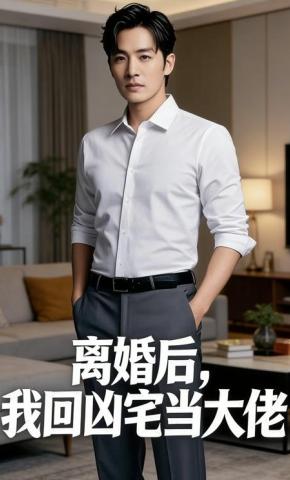 短剧《离婚后，我回凶宅当大佬》海报