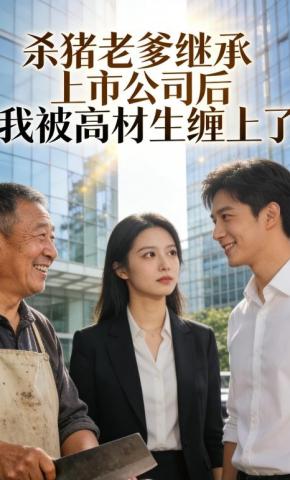 短剧《杀猪老爹继承上市公司后我被高材生缠上了》海报