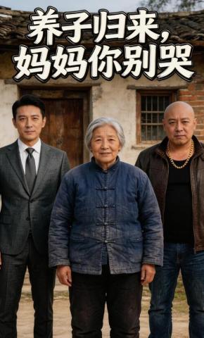 短剧《养子归来，妈妈你别哭》海报