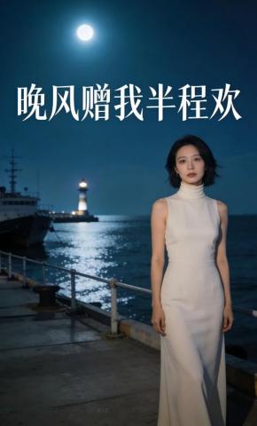 短剧《晚风赠我半程欢》海报