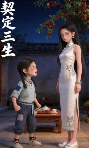 短剧《契定三生》海报