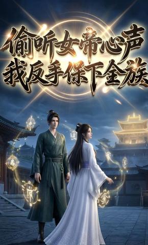 短剧《偷听女帝心声，我反手保下全族》海报